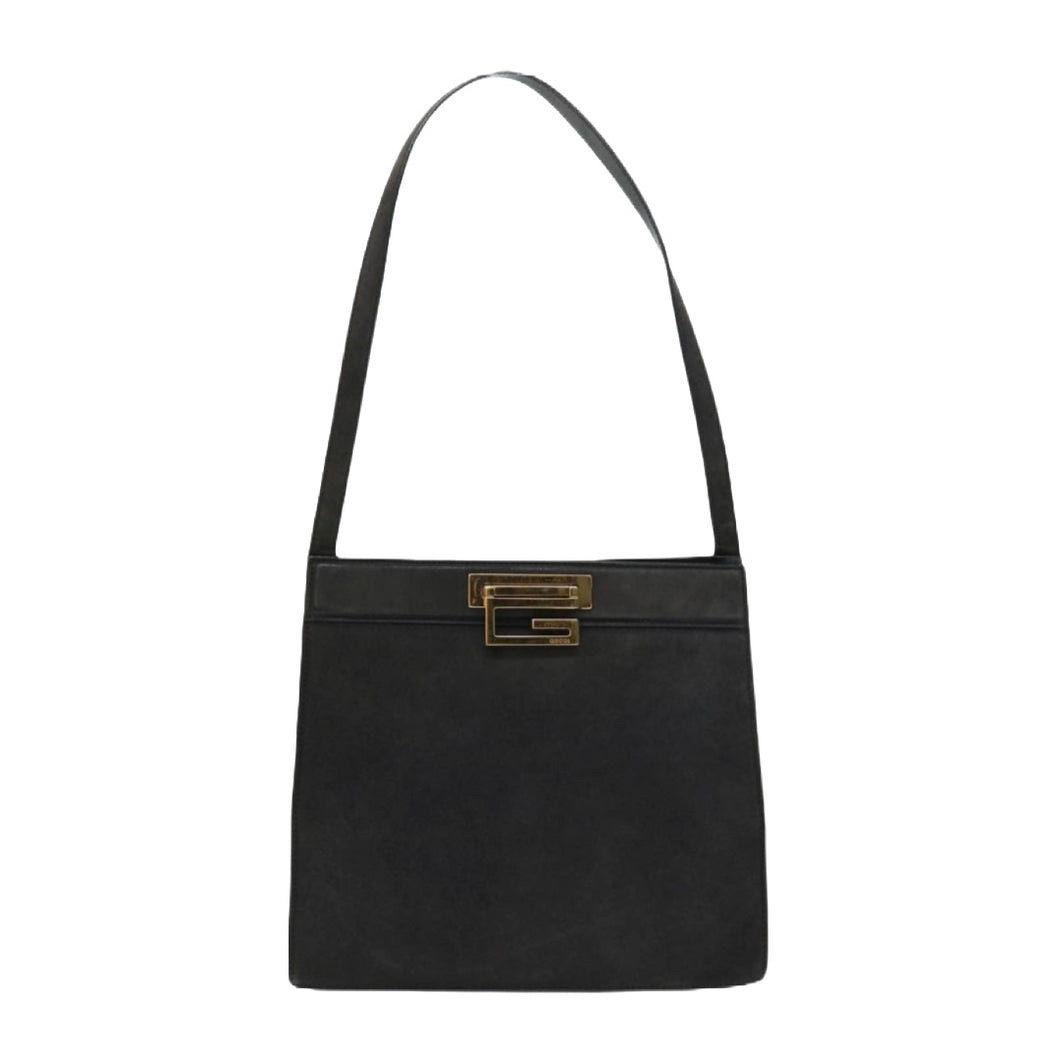 Gucci Tom Ford Black Suede Shoulder Bag