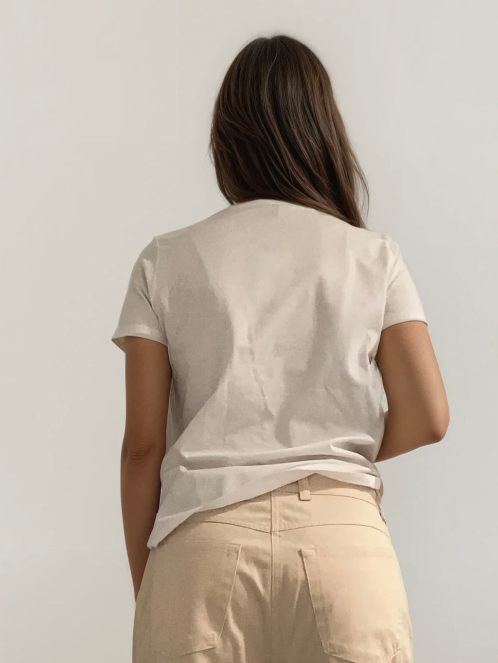 Balmain Cream and Gold Tee