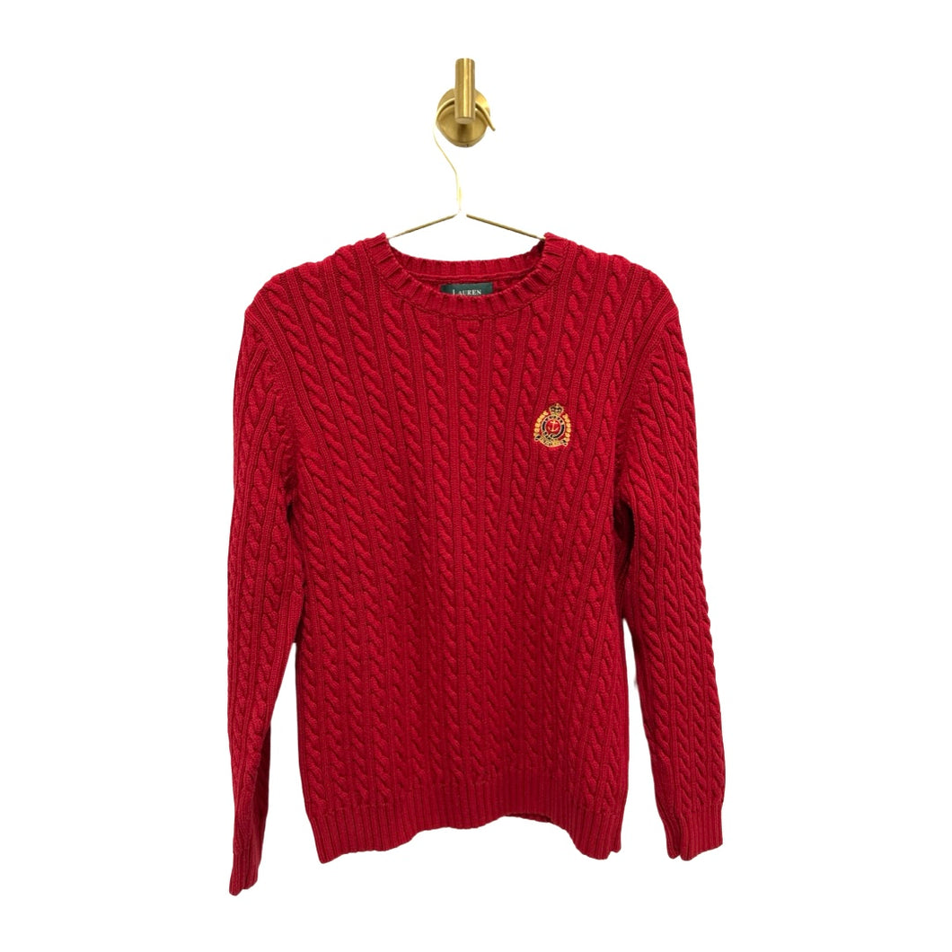 Ralph Lauren Red Knit Sweater