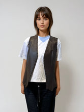 Load image into Gallery viewer, Brown Leather Vest
