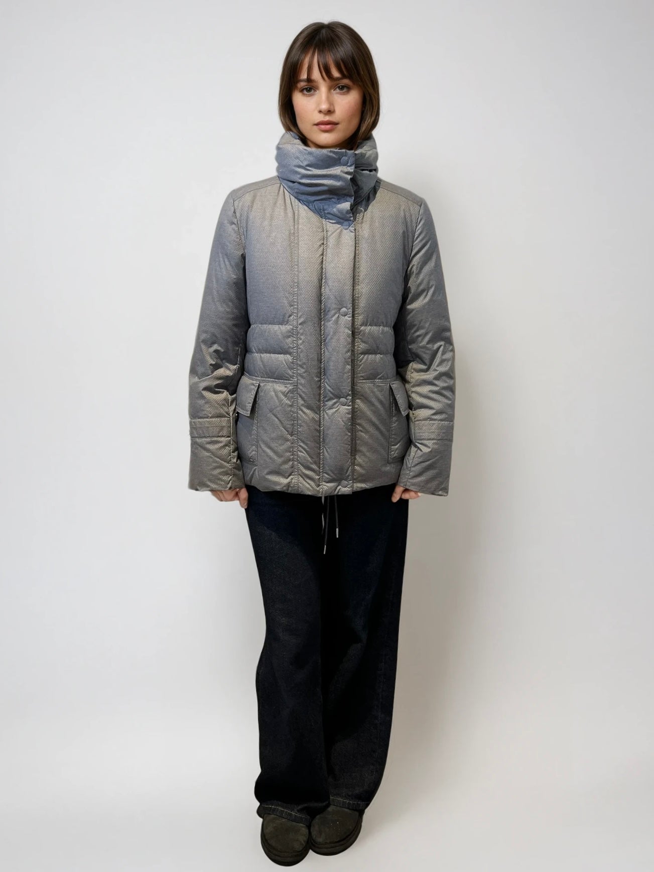 Armani Grey Puffer