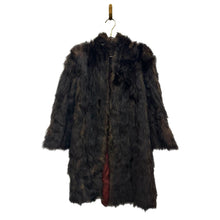 Load image into Gallery viewer, Brown Long Fur Coat
