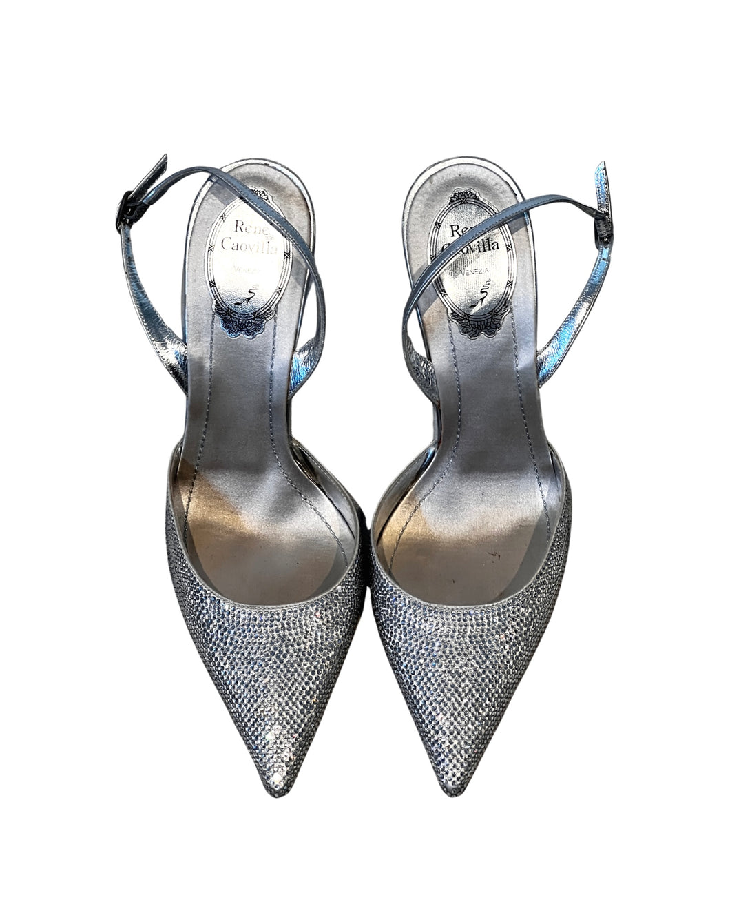 René Caovilla Rhinestone Heel