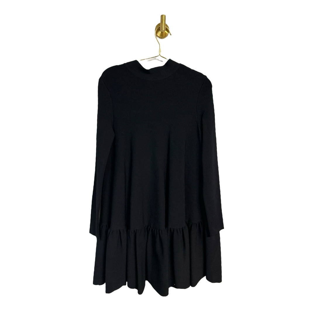 Valentino Black Ruffle Dress