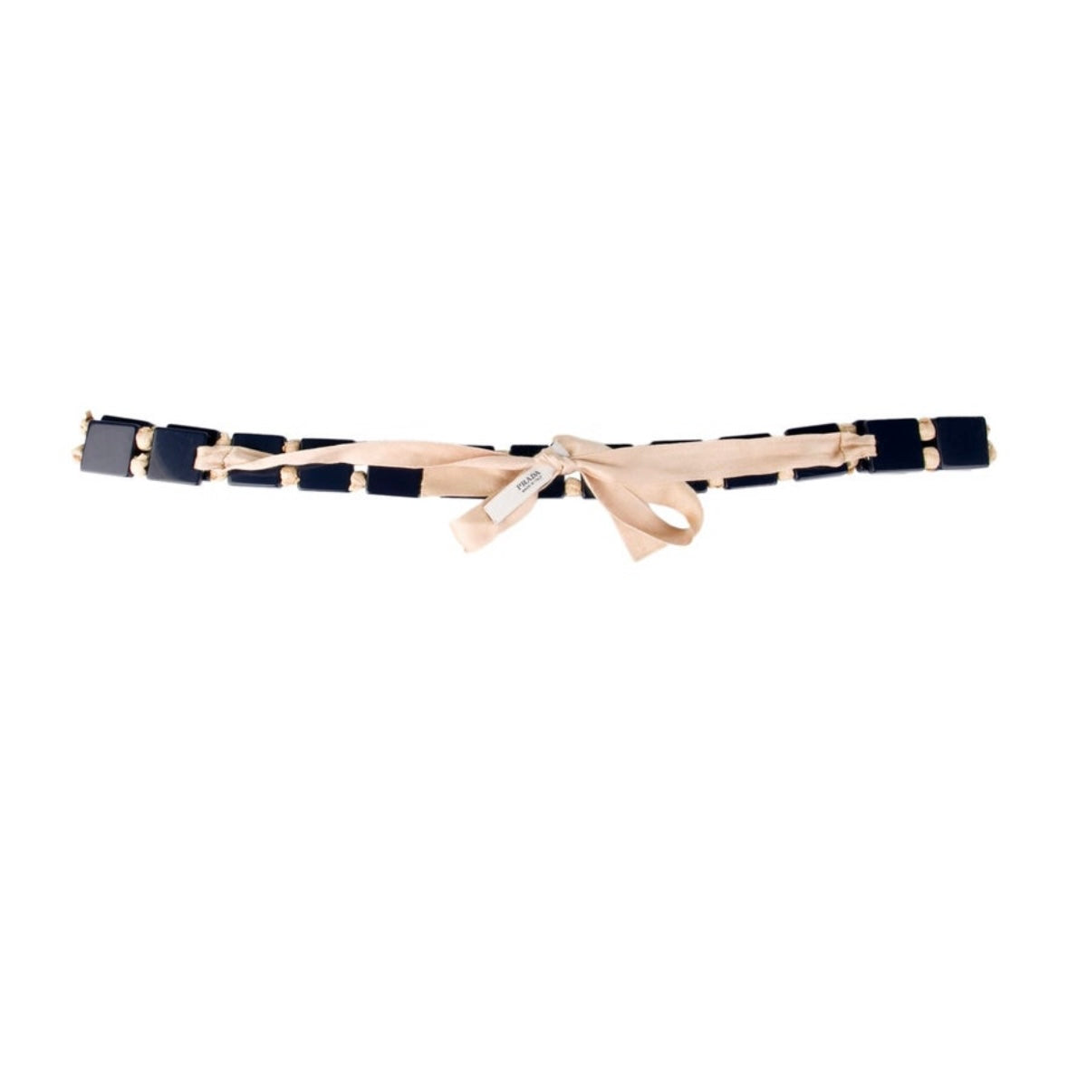Prada Navy and Tan Belt