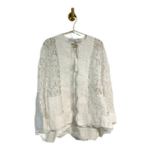 Load image into Gallery viewer, Valentino White Lace Overshirt
