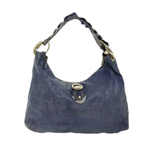 Load image into Gallery viewer, Gucci Navy Monogram Hobo Bag
