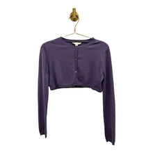 Load image into Gallery viewer, Max Mara Purple Cropped Cardigan
