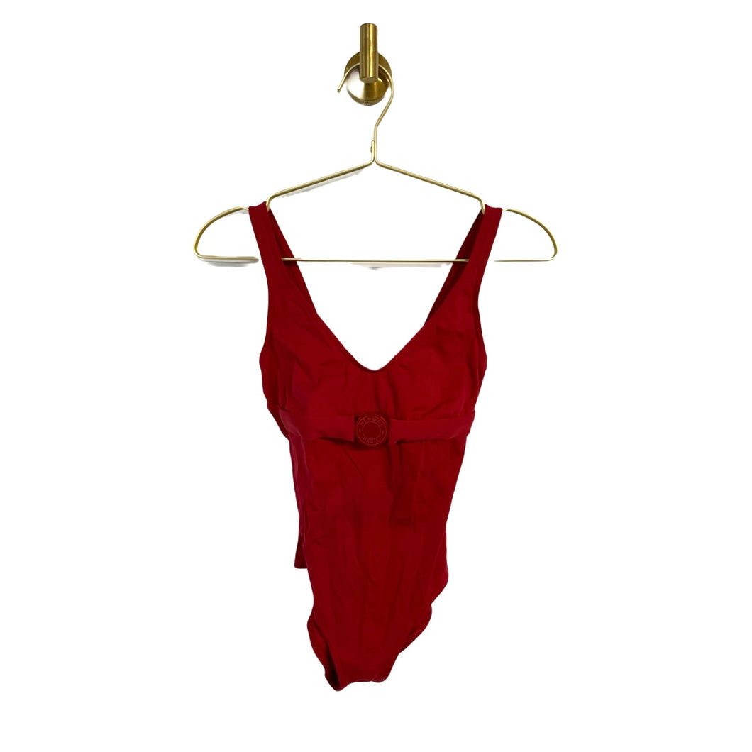 Hermes Red Bathing Suit