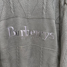 Load image into Gallery viewer, Burberry Navy Spellout Sweater
