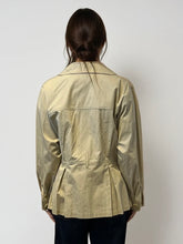 Load image into Gallery viewer, YSL Tan Pleated Jacket
