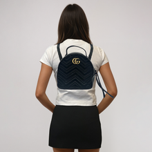 Load image into Gallery viewer, Gucci Marmont Black Backpack
