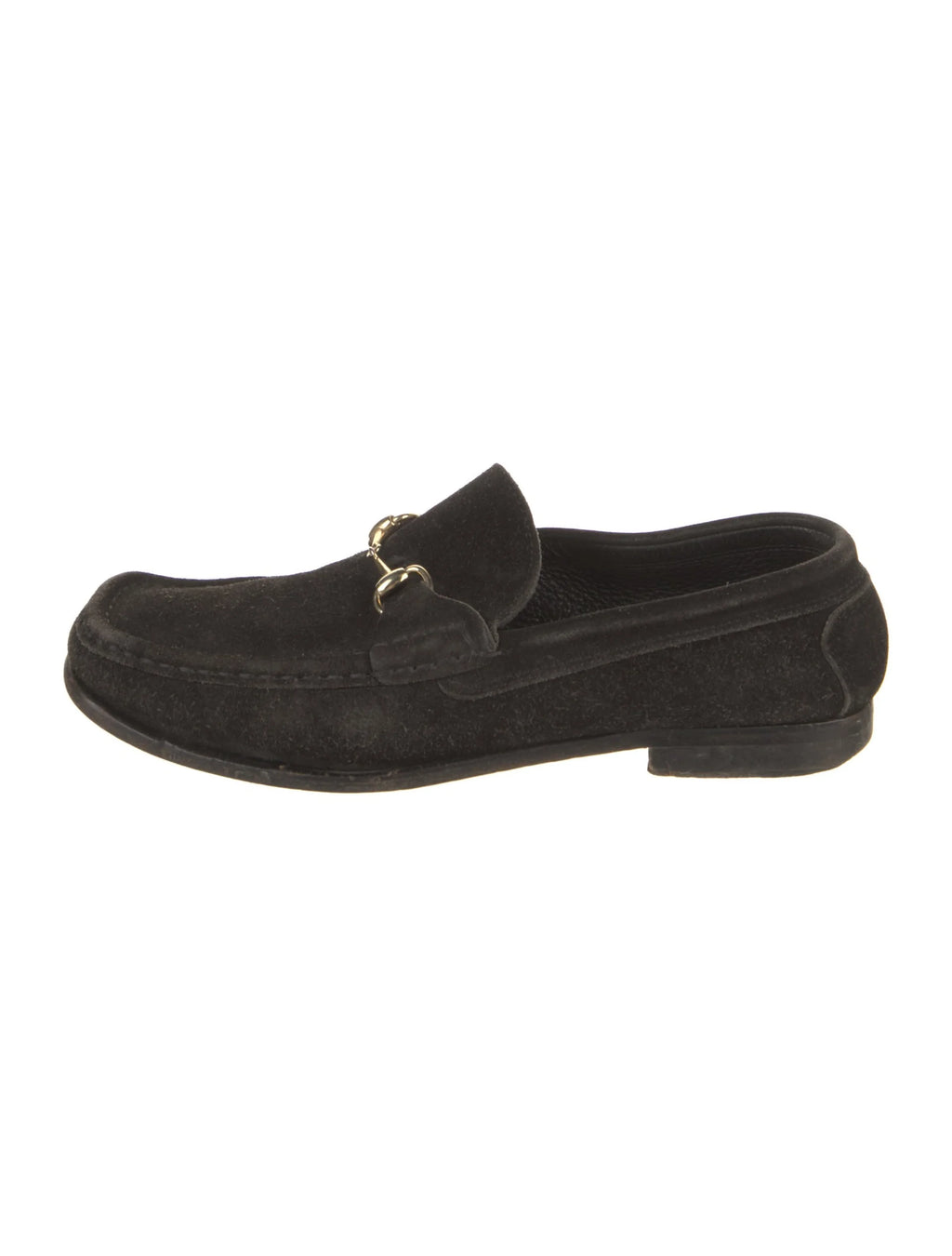 Gucci Brown Suede Horsebit Loafers