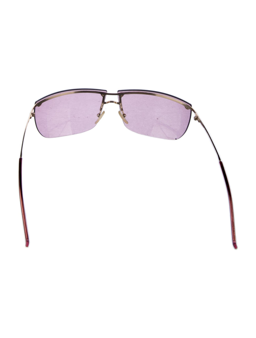 Gucci Purple Shield Tinted Sunglasses back