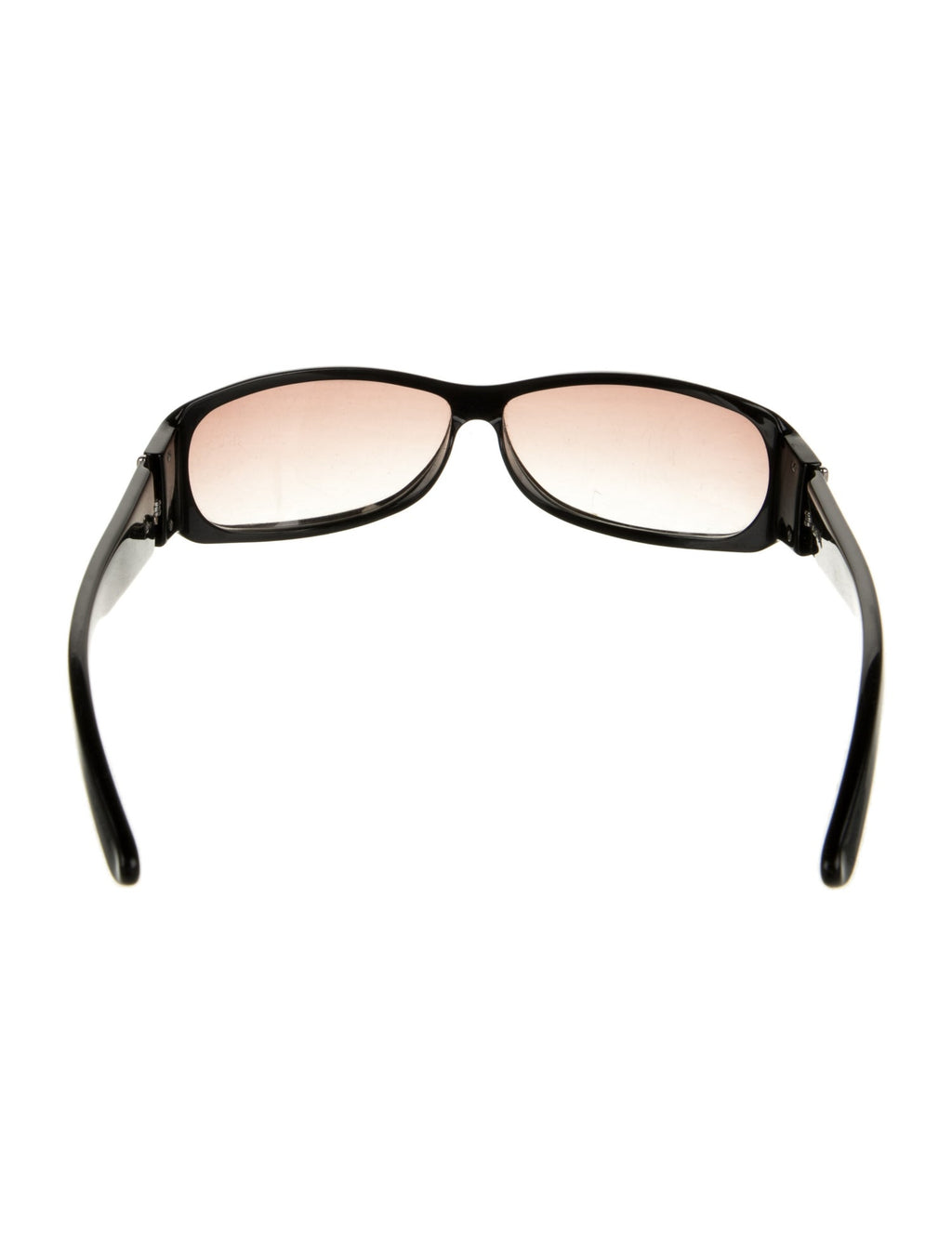 Gucci Black Horsebit Square Sunglasses back