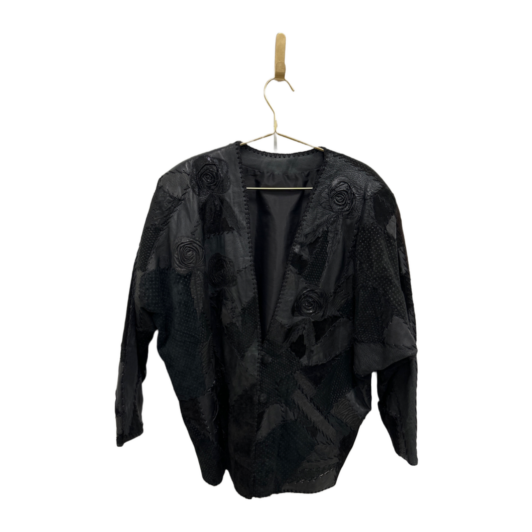 Black Patchwork Jacket