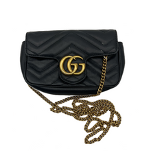 Load image into Gallery viewer, Gucci Black Quilted Shoulder Bag
