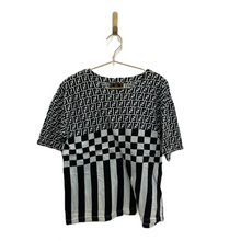 Load image into Gallery viewer, Fendi Black and White Logo Tee
