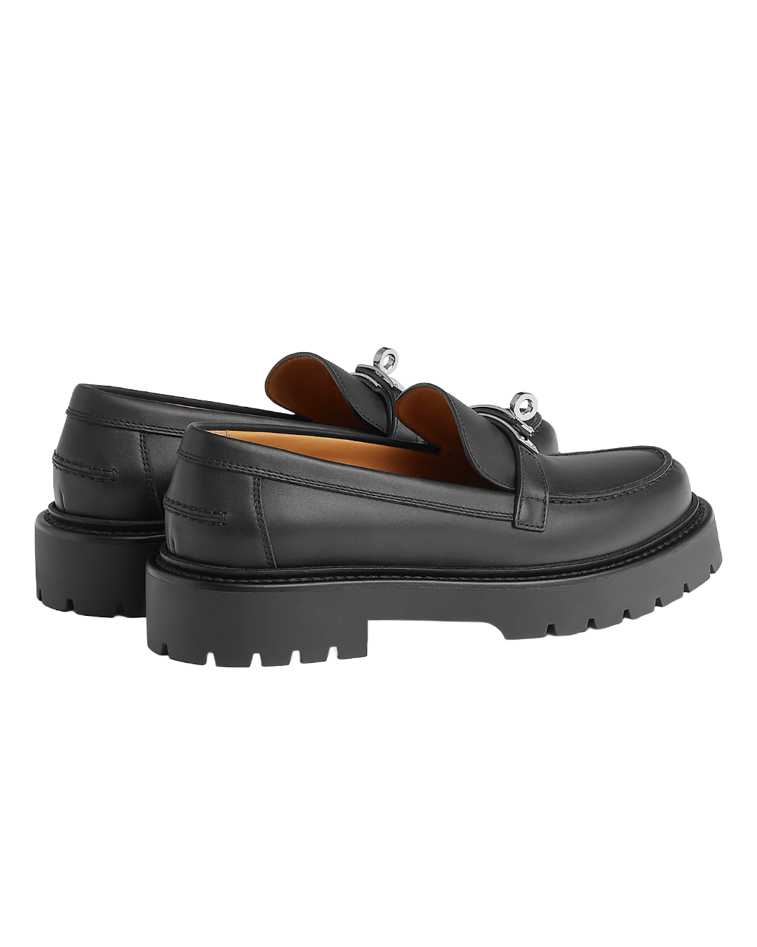 Hermès Black Loafers