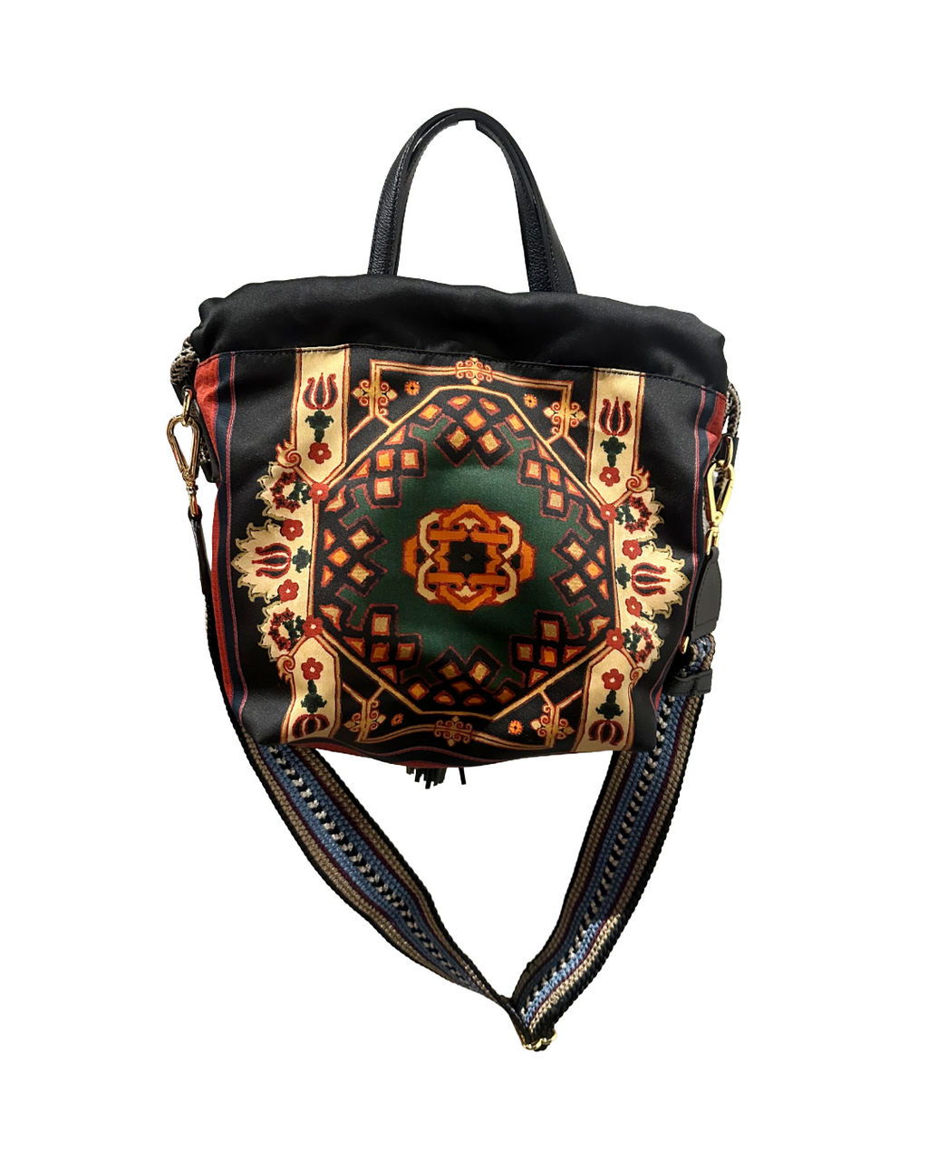 Etro Silk Printed Shoulder Bag
