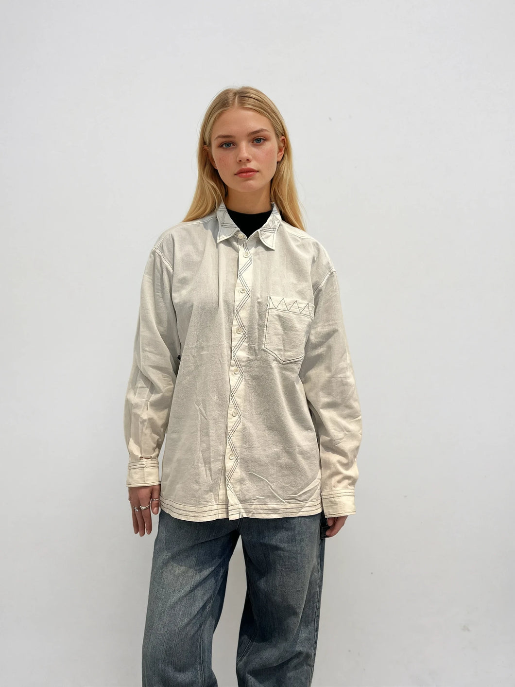 Issey Miyake White Button Down