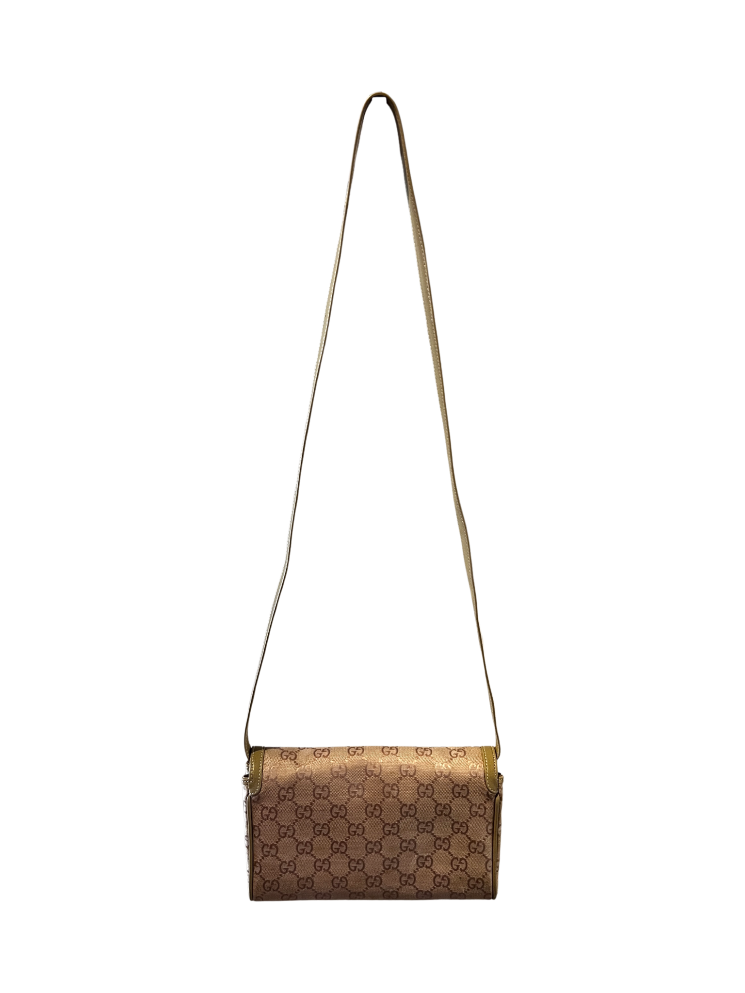 Gucci Monogram Pink Canvas Crossbody