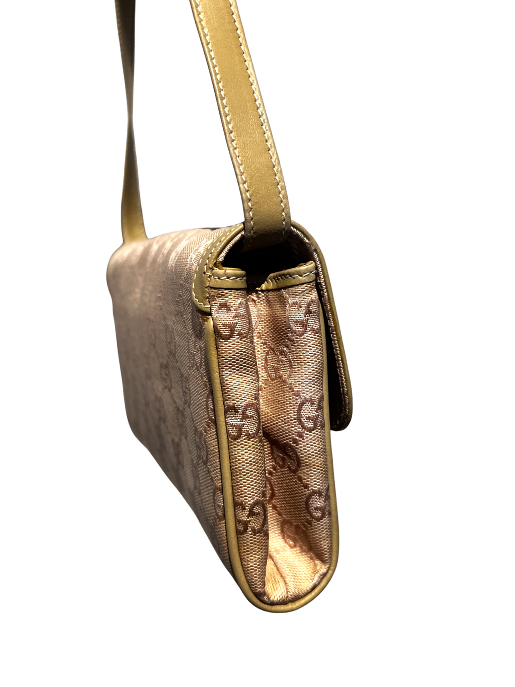 Gucci Monogram Pink Canvas Crossbody