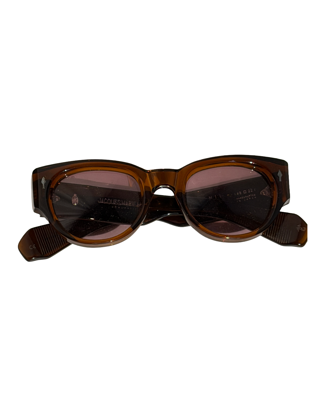 Jacques Marie Mage Burgundy Sunglasses