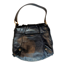 Load image into Gallery viewer, YSL Black Bow Shoulder Bag
