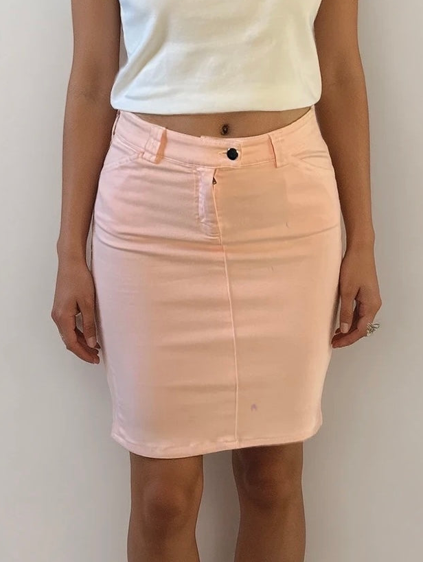 Balenciaga Pink Pencil Skirt
