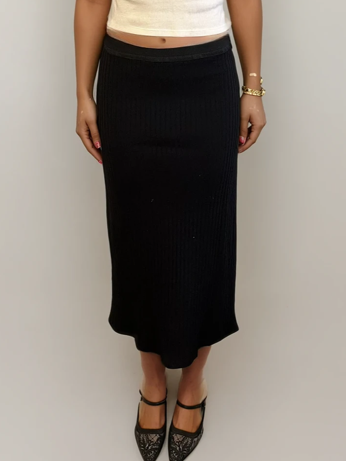 Jean Paul Gaultier Ribbed Skirt