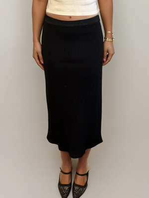 Jean Paul Gaultier Ribbed Skirt