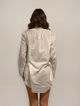 Load image into Gallery viewer, By Malene Birger White Sheer Blouse Dress
