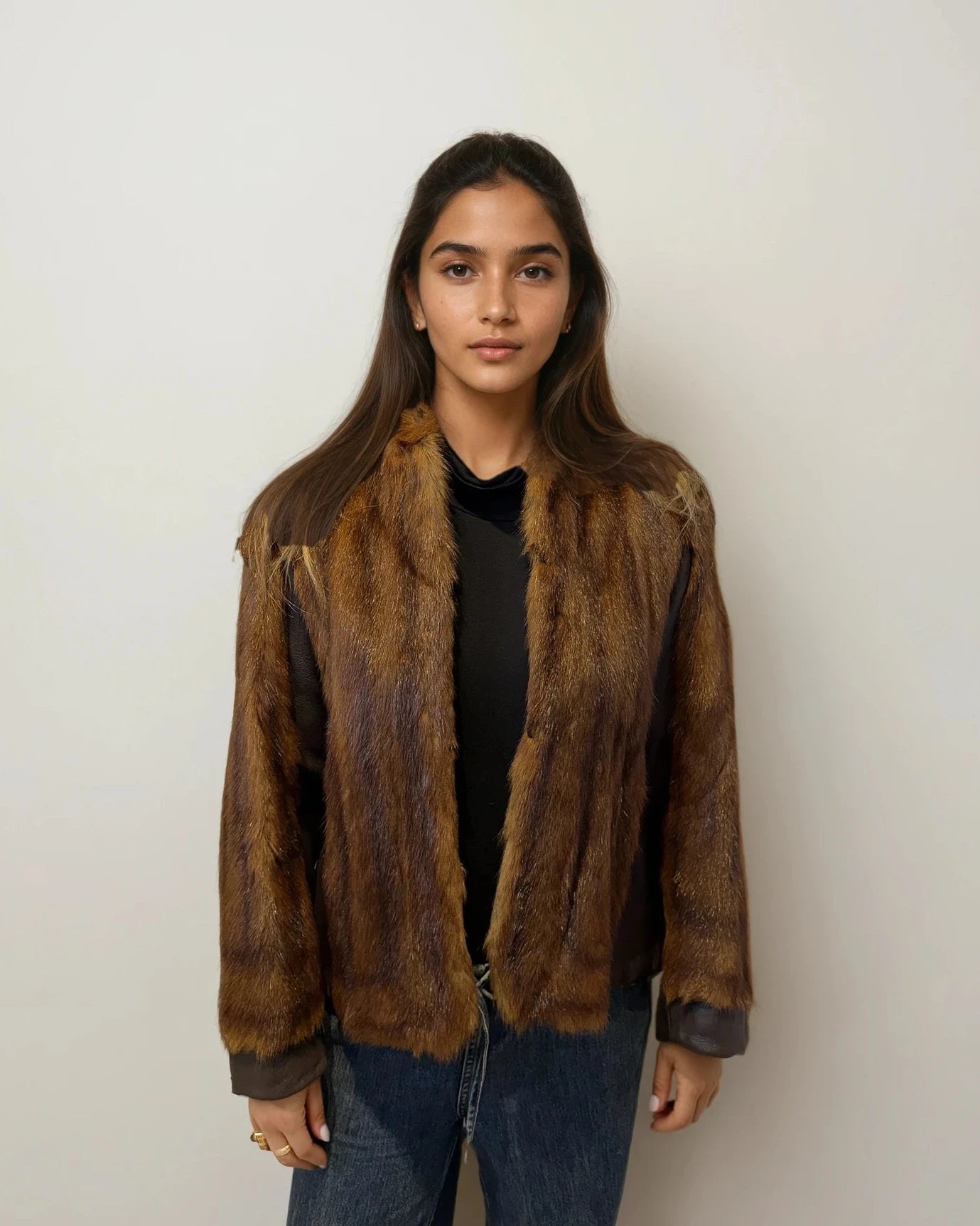 Mink & Leather Jacket