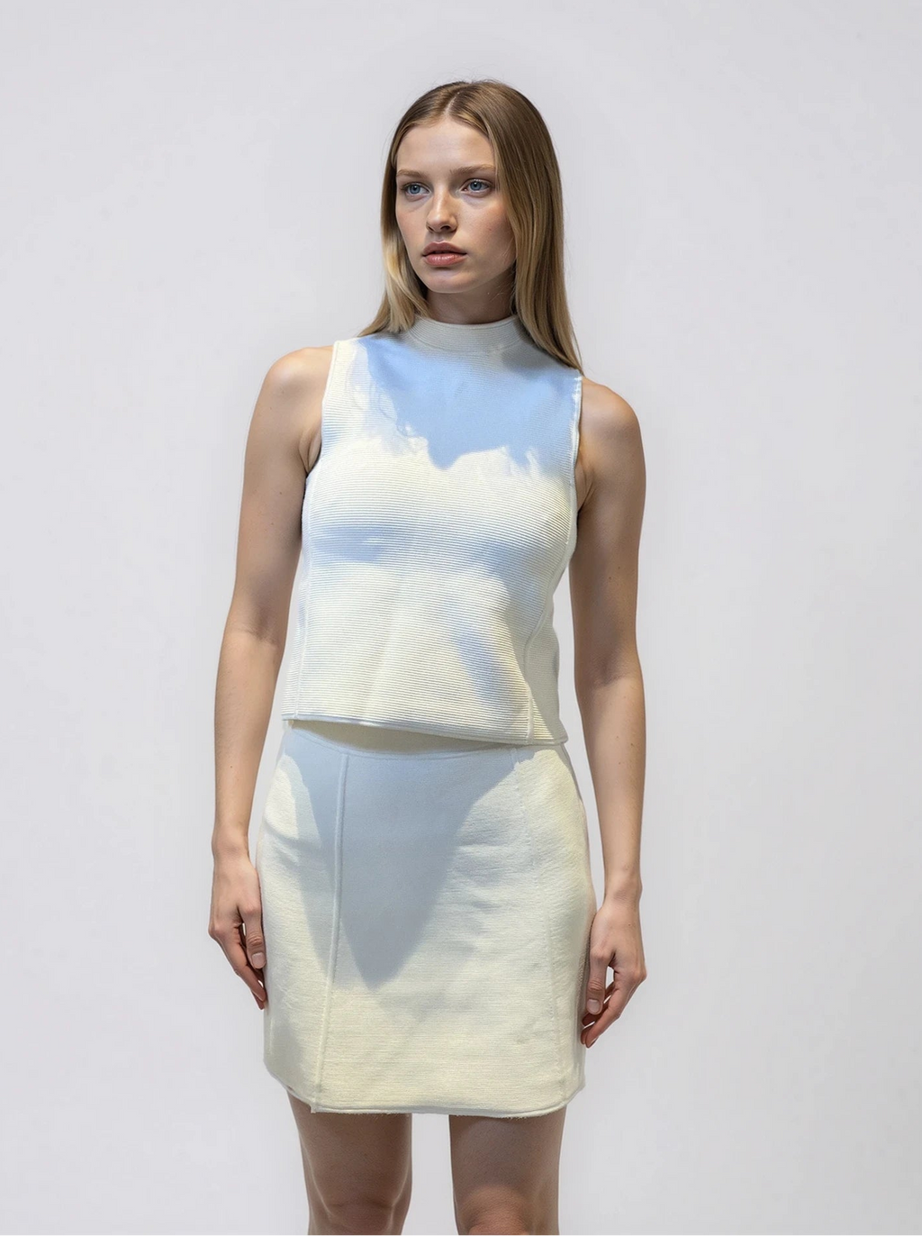Ralph Lauren Purple Label Off White Skirt Set