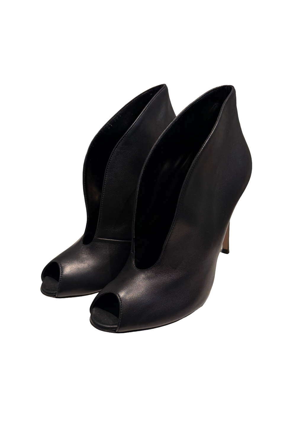 Gianvitto Rossi Black Leather Booties
