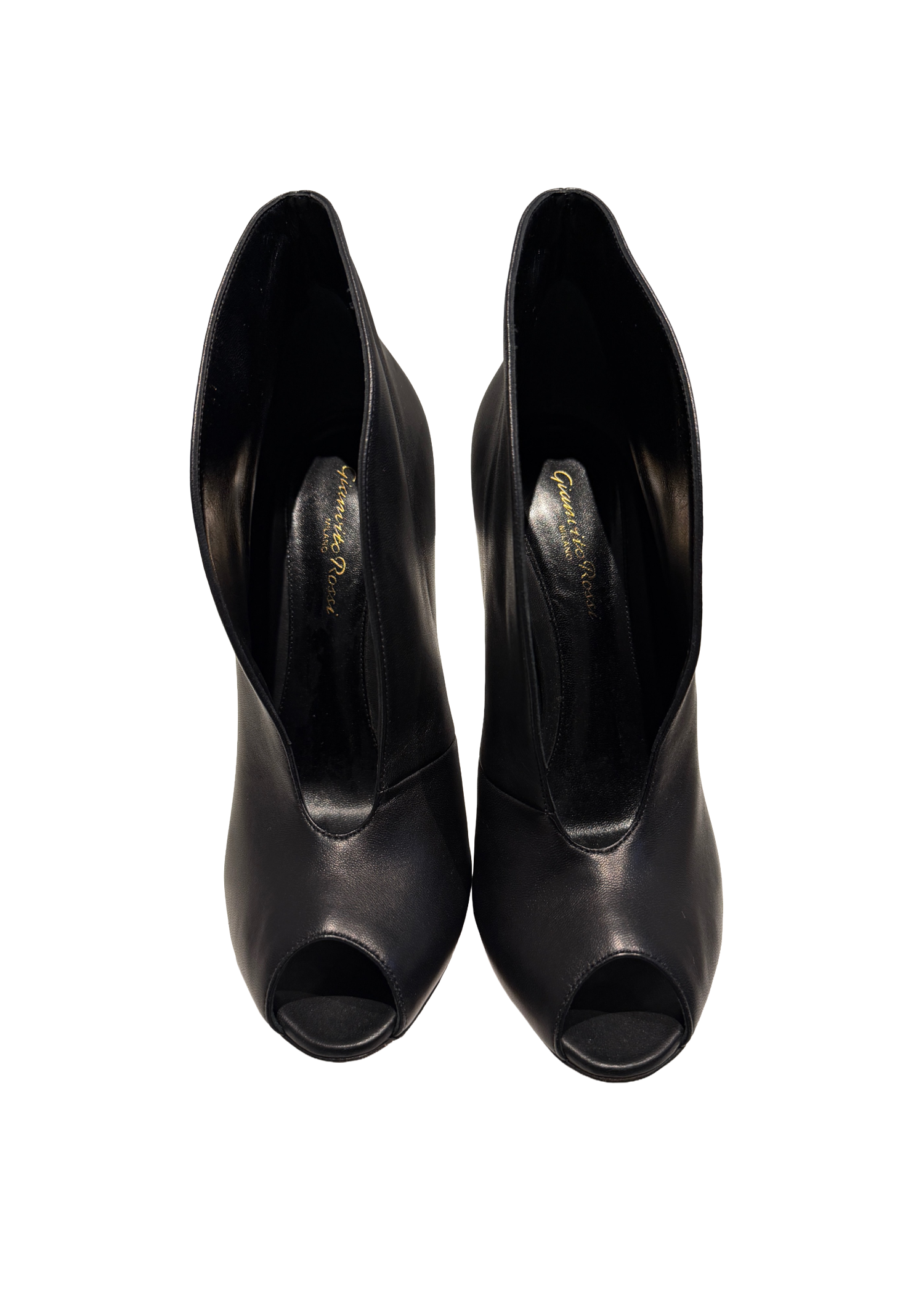 Gianvitto Rossi Black Leather Booties