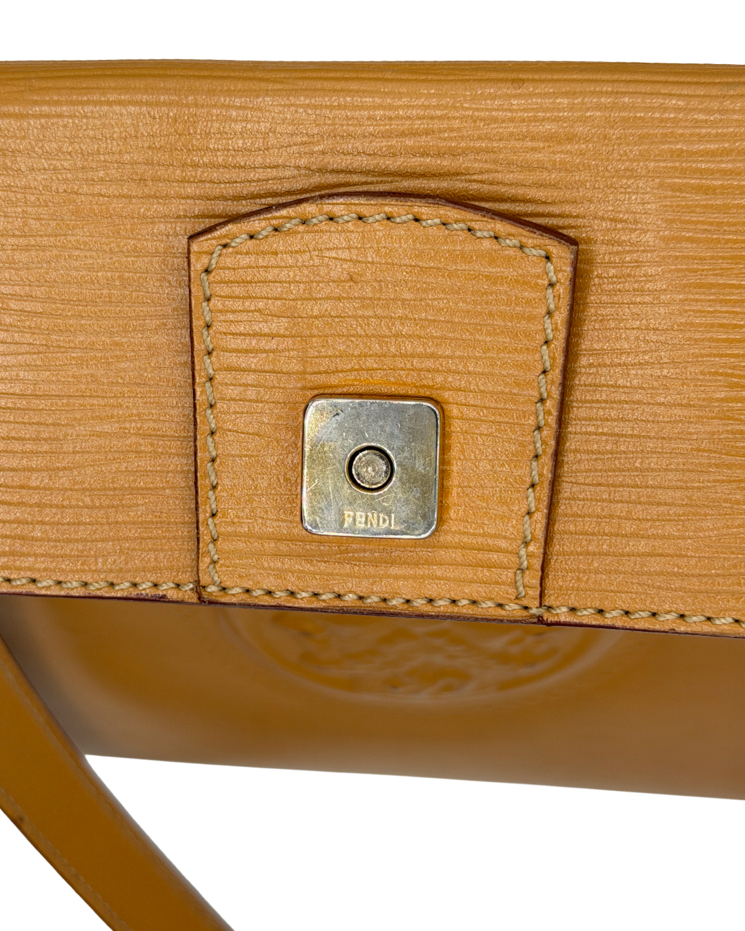 Fendi Tan Leather Crossbody