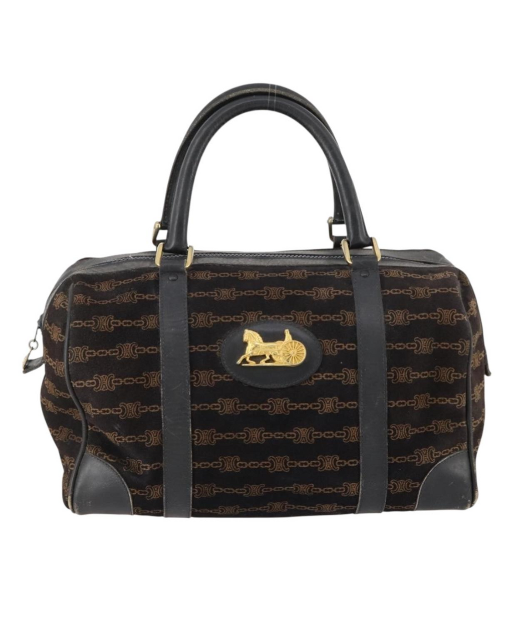 Celine Horse Carriage Brown Boston Bag