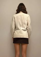 Load image into Gallery viewer, Gianfranco Ferre Cream Silk Blazer
