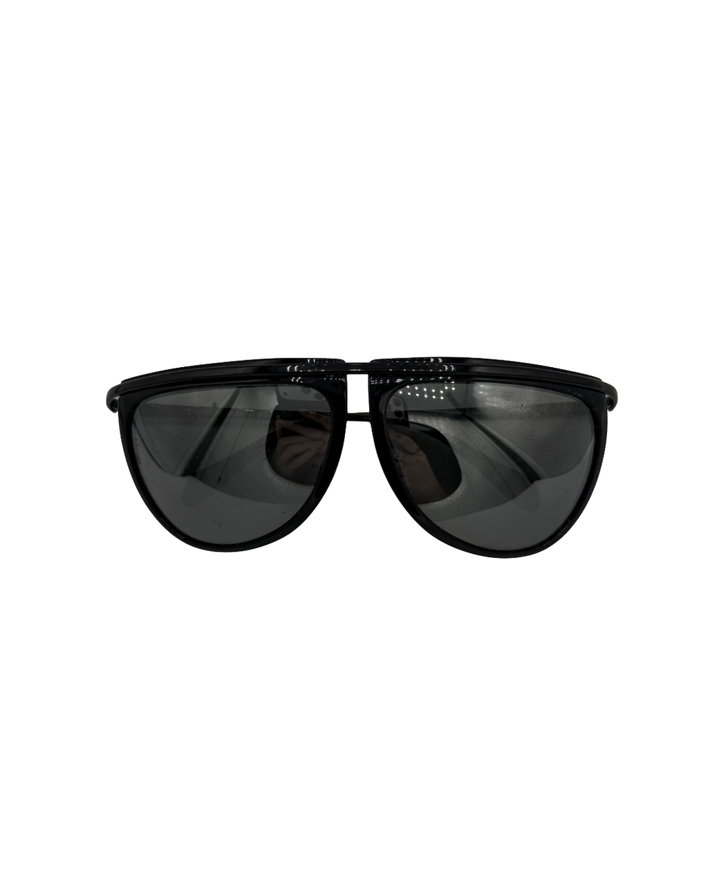 Oliver Peoples x Balmain Black Aviator Sunglasses