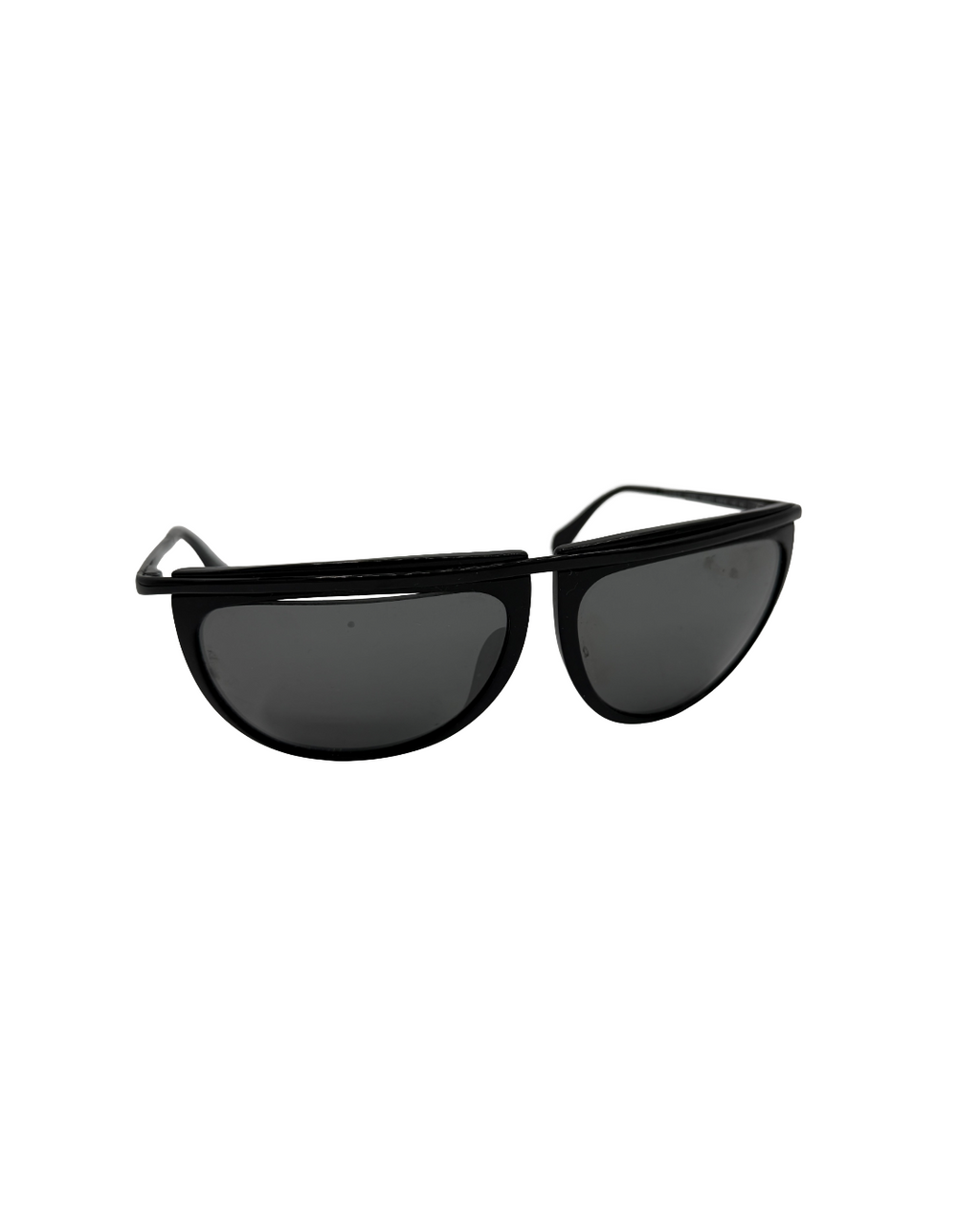 Oliver Peoples x Balmain Black Aviator Sunglasses