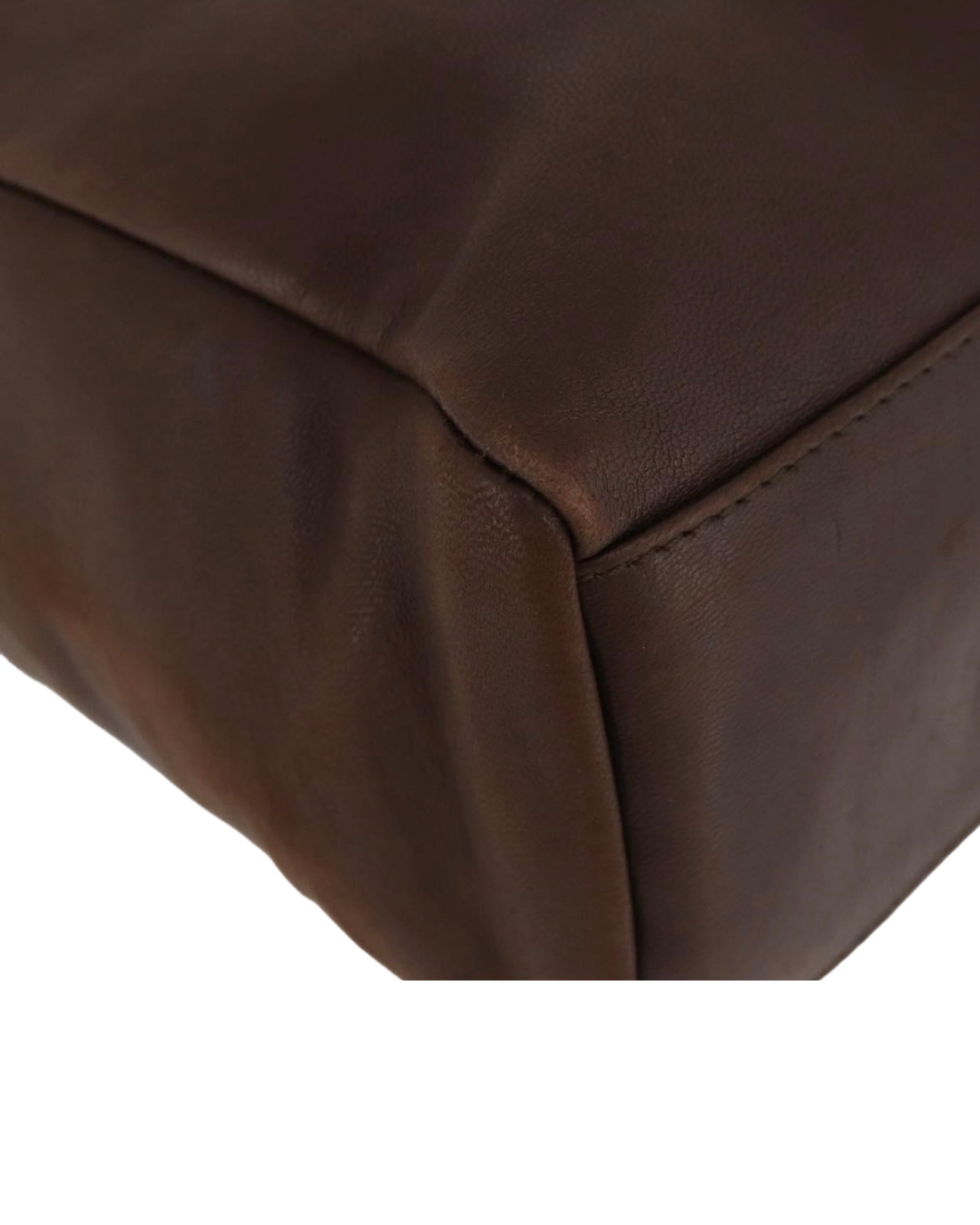 Prada Brown Leather Tote