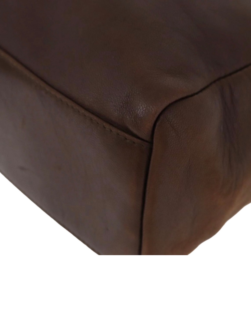 Prada Brown Leather Tote