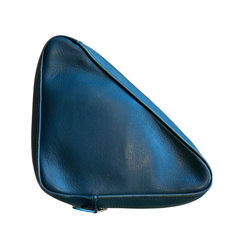 Balenciaga Blue Triangle Pouch