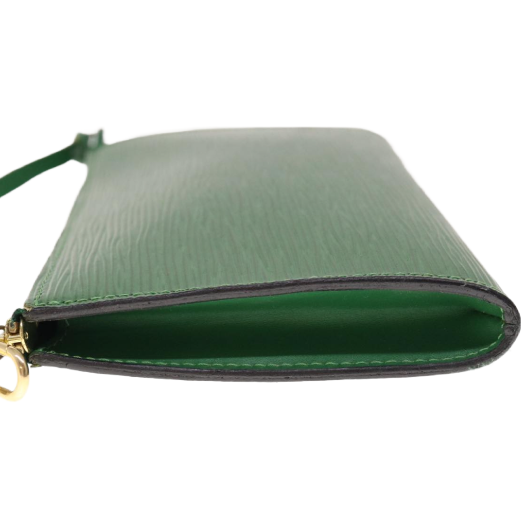 Louis Vuitton Green Epi Leather Pochette No Standing NYC