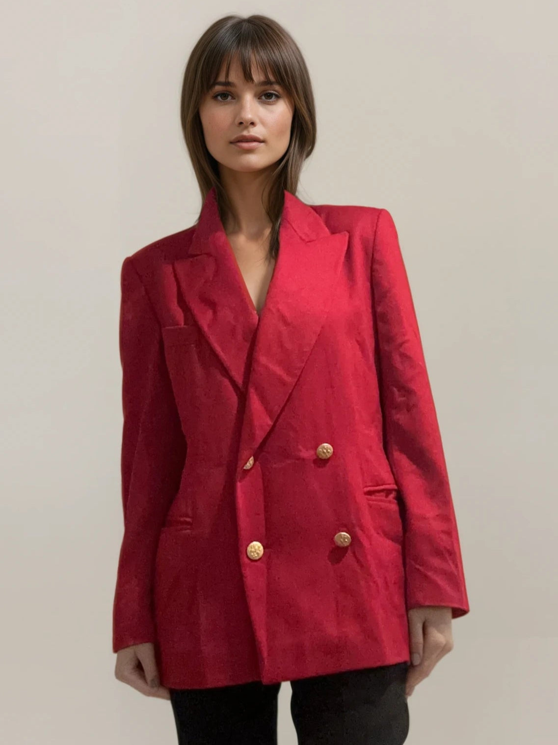 Escada Red and Gold Blazer