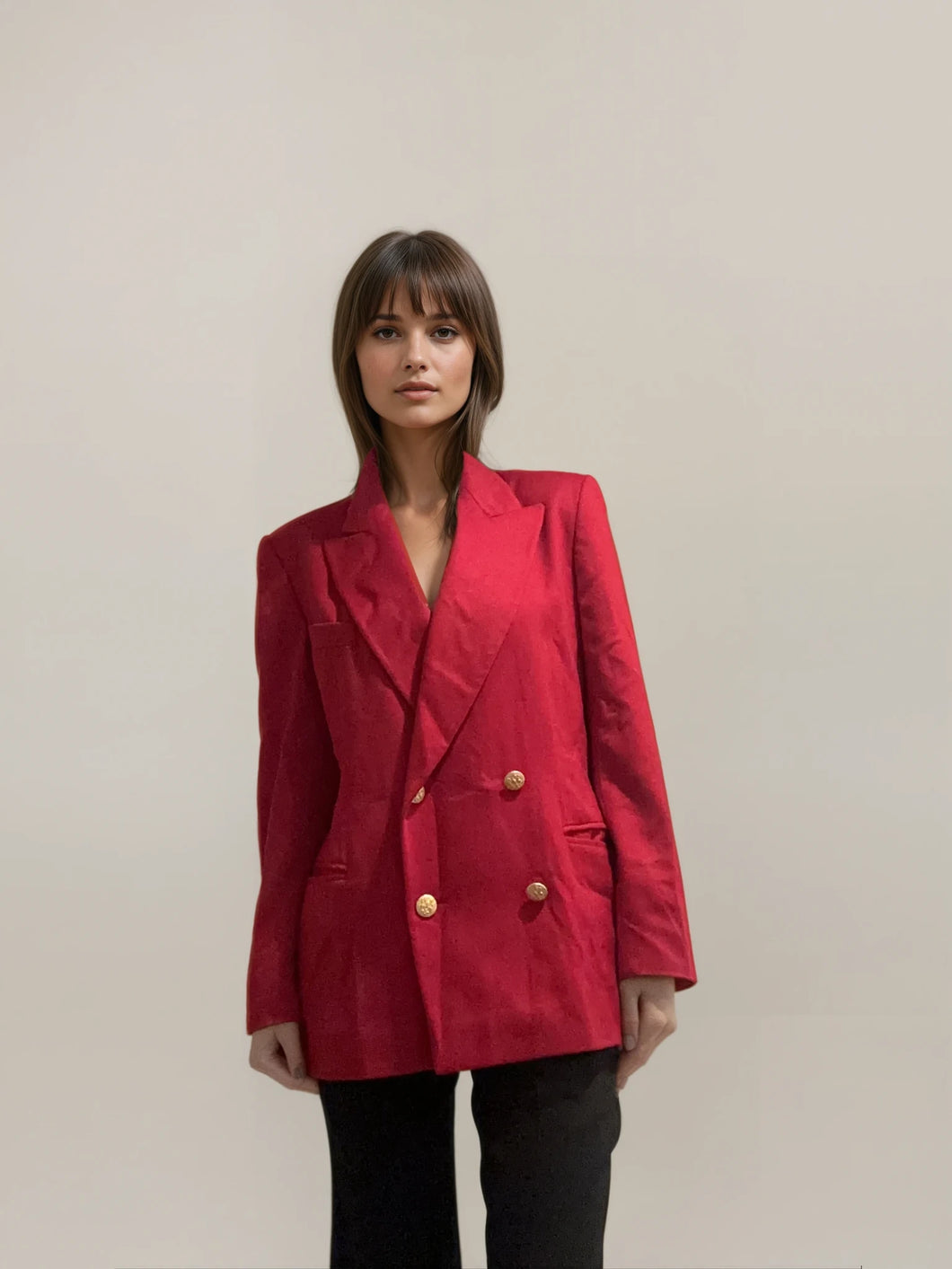 Escada Red and Gold Blazer