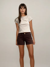 Load image into Gallery viewer, Tory Burch Brown Mini Shorts
