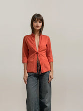 Load image into Gallery viewer, Pucci Orange Suede Blazer
